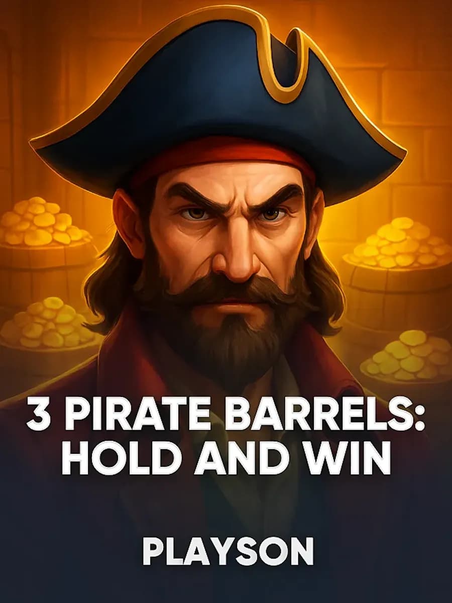 3 Pirate Barrels: Hold and Win