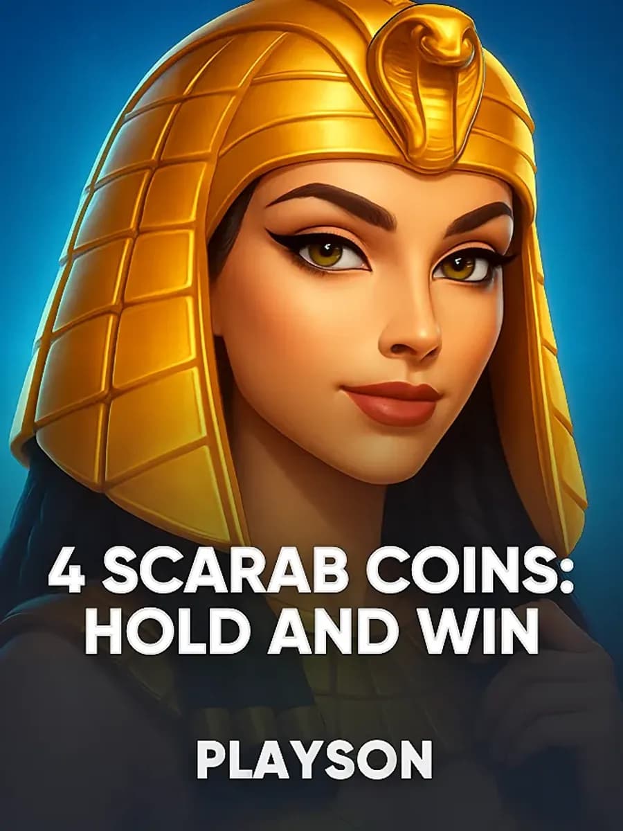 4 Scarab Coins: Hold and Win