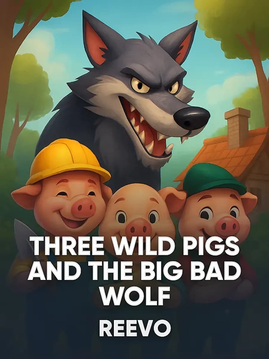 Three Wild Pigs and The Big Bad Wolf