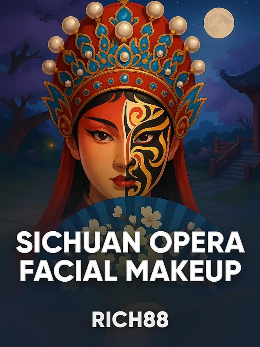 Sichuan Opera Facial Makeup
