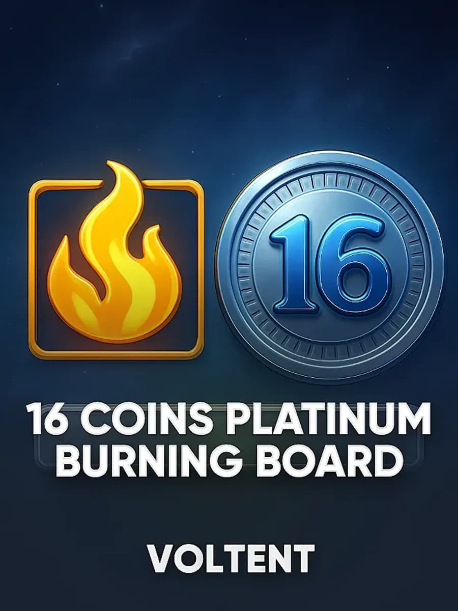 16 Coins Platinum Burning Board