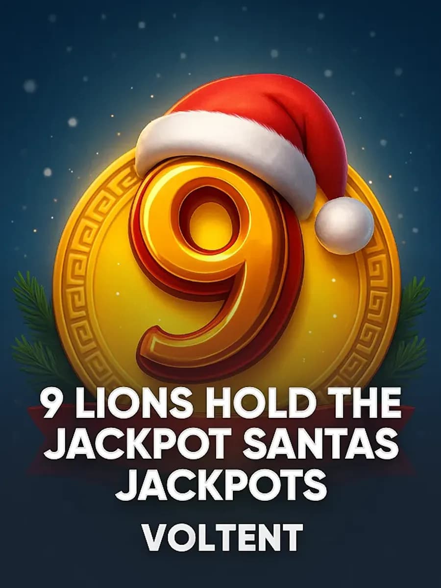 9 Lions Hold the Jackpot Santas Jackpots