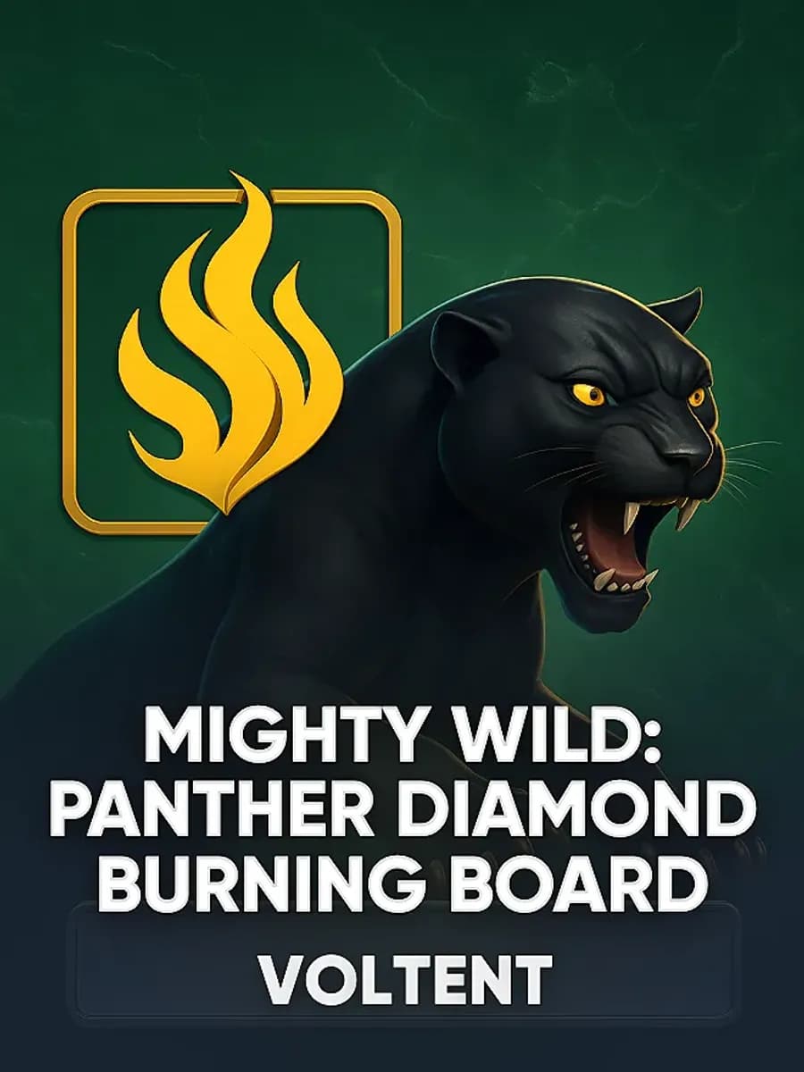 Mighty Wild: Panther Diamond Burning Board